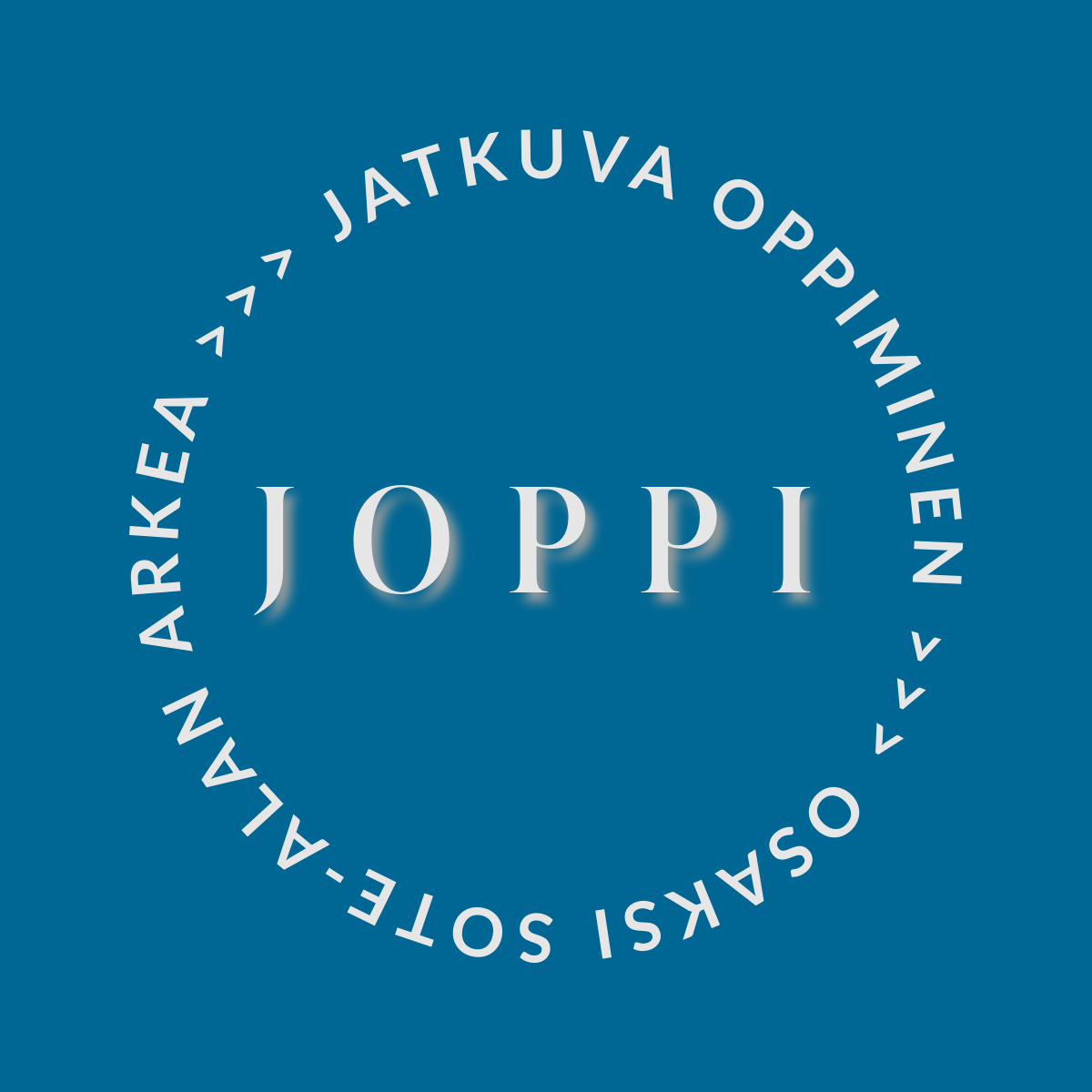 Joppi - Jatkuva oppiminen osaksi sote-alan arkea -logo.